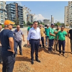Başkan Abdullah Özyiğit iki mahallede çalışmaları yerinde inceledi