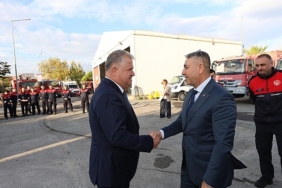 Başkan Balkan, İtfaiye Haftası’nda Kahraman İtfaiyecilerle Buluştu