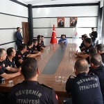 Başkanımız Rasim Arı, İtfaiye Personelini Kabul Etti
