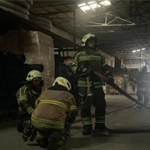 Bornova’daki depo yangınına hızlı müdahale