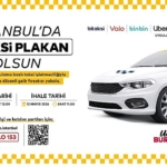İstanbul’da Uygulama Bazlı Taksi İçin 8. İhale 12 Mayıs’ta
