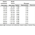Karayolu Trafik Kaza İstatistikleri, 2025