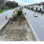 Kartepe tramvayında ilk kepçe vuruldu