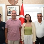 Kemer’in gururu Öztürk’ten Başkan Topaloğlu’na ziyaret