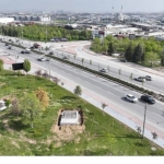 Konya Büyükşehir MARSAN Girişi’ne Yaya Üst Geçidi Yapıyor