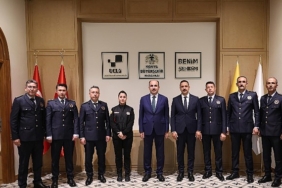 Konya İtfaiye Teşkilatı Heyeti İtfaiye Haftası Vesilesiyle Başkan Altay’ı Ziyaret Etti