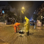 Milas Belediyesi Ekipleri Gece Boyunca Alandaydı