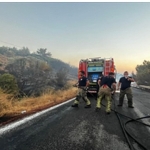 Urla yangını kontrol altına alındı