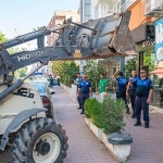 Yenişehir Belediyesi kaldırım ve yol işgali denetimlerini sürdürüyor