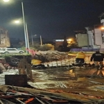 Yıldırım düştü, gelgit nedeniyle dereler taştı